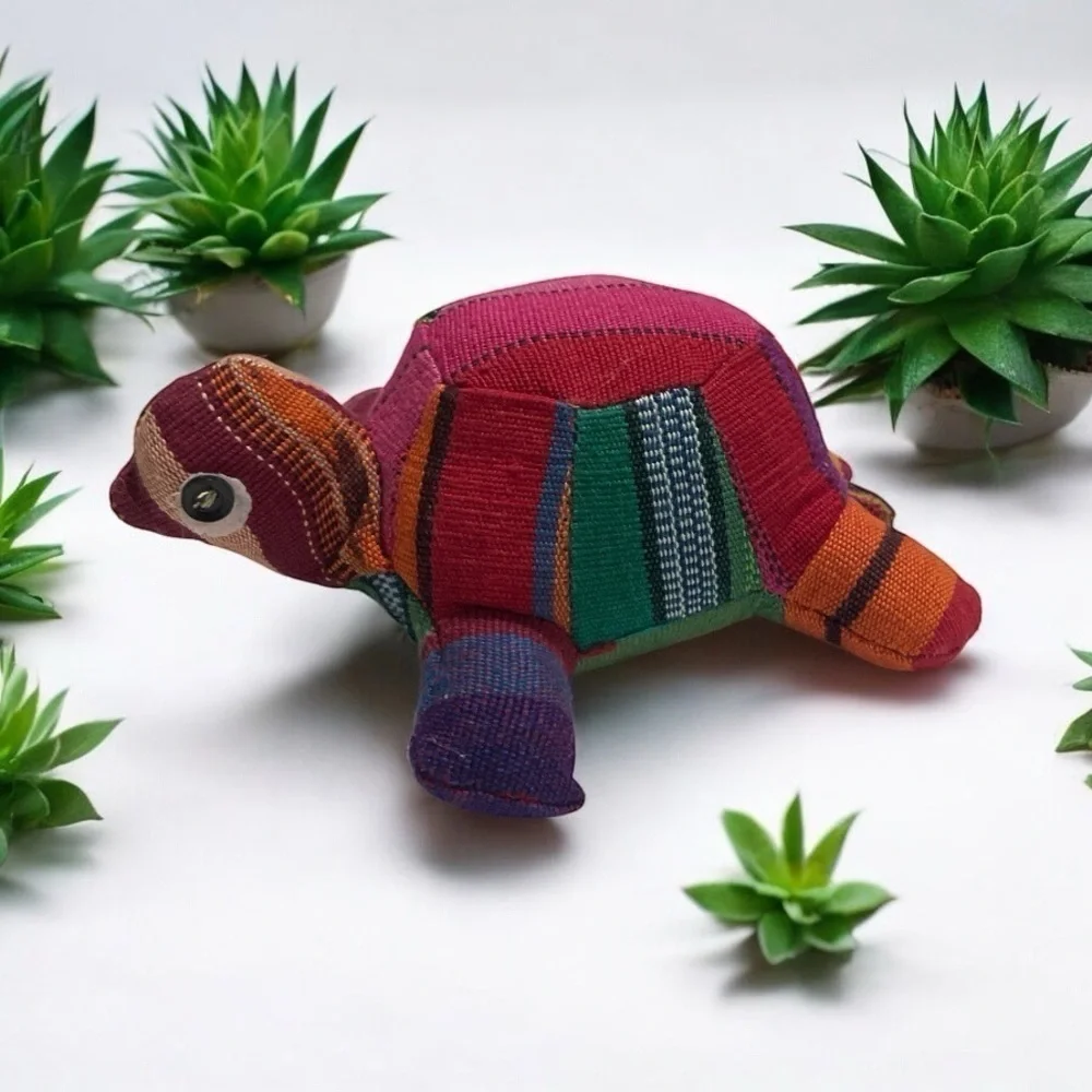 Fair Trade Guatemalan Soft Turtle Toy Animal